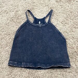Free People Movement Navy Ribbed Bralette